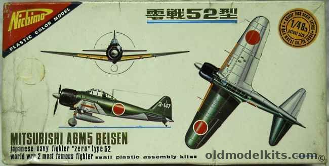 Nichimo 1/48 Mitsubishi A6M5 Reisen Zero Type 52, S-4803-200 plastic model kit